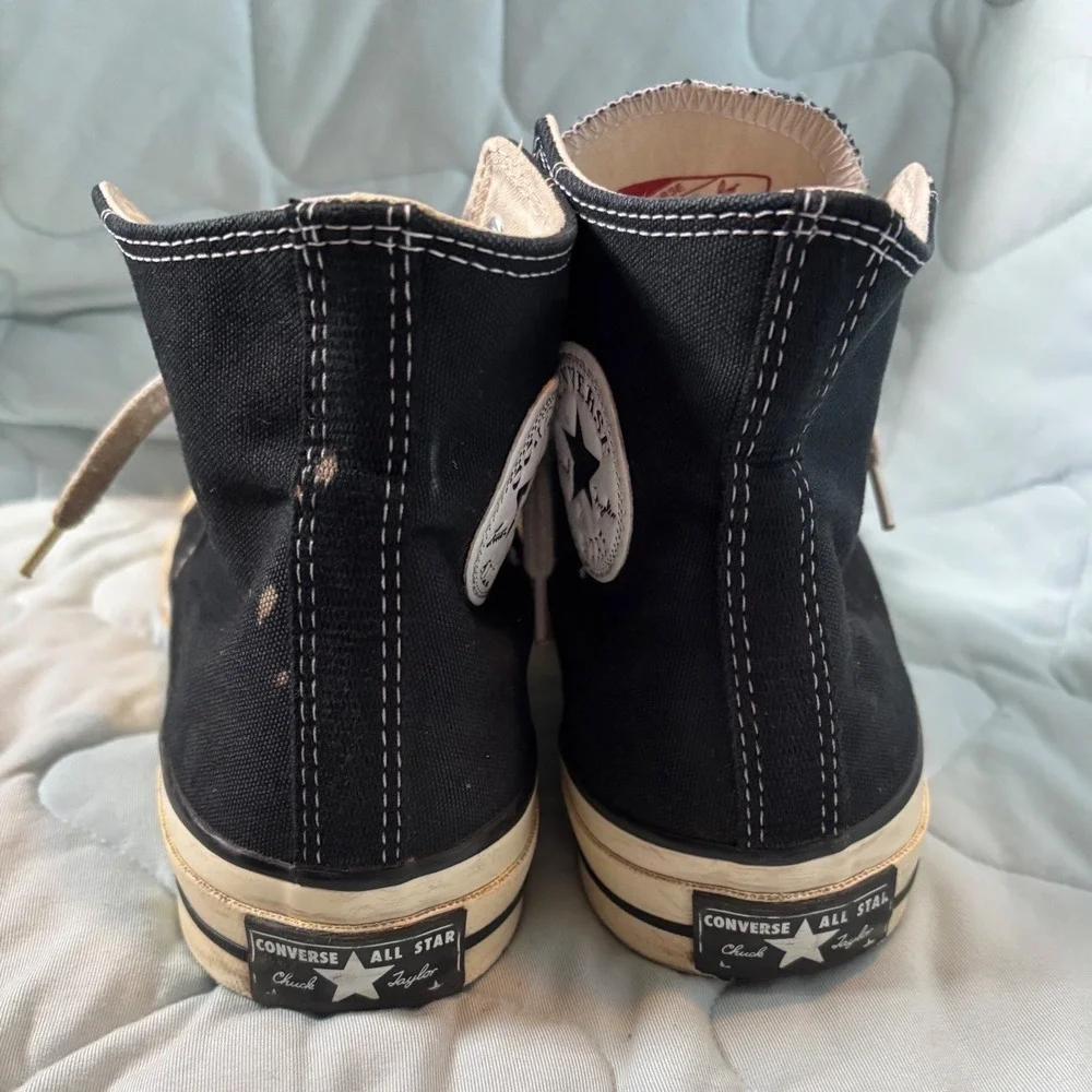 Converse Chuck Taylor All Star 70 High Top Black Canvas Sneakers 162050C - Picture 3 of 8